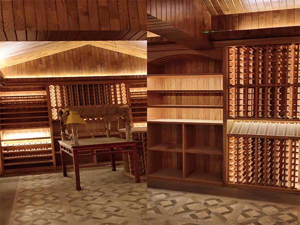 Wine Storage Room in Personal Villa