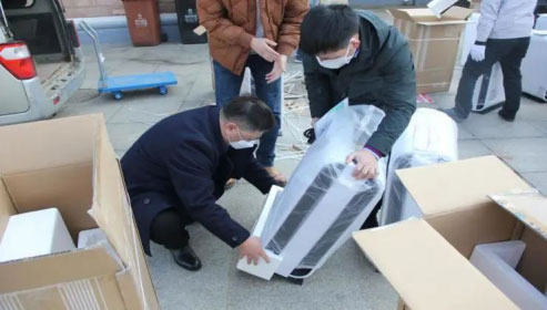 The Second Batch of Air Sterilizer of Thenow Assisted Shanghai Public Health Clinical Center