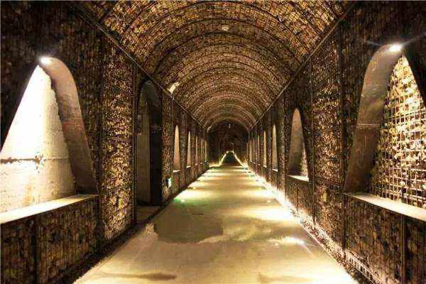 Old Mysterious European Wine Cellar
